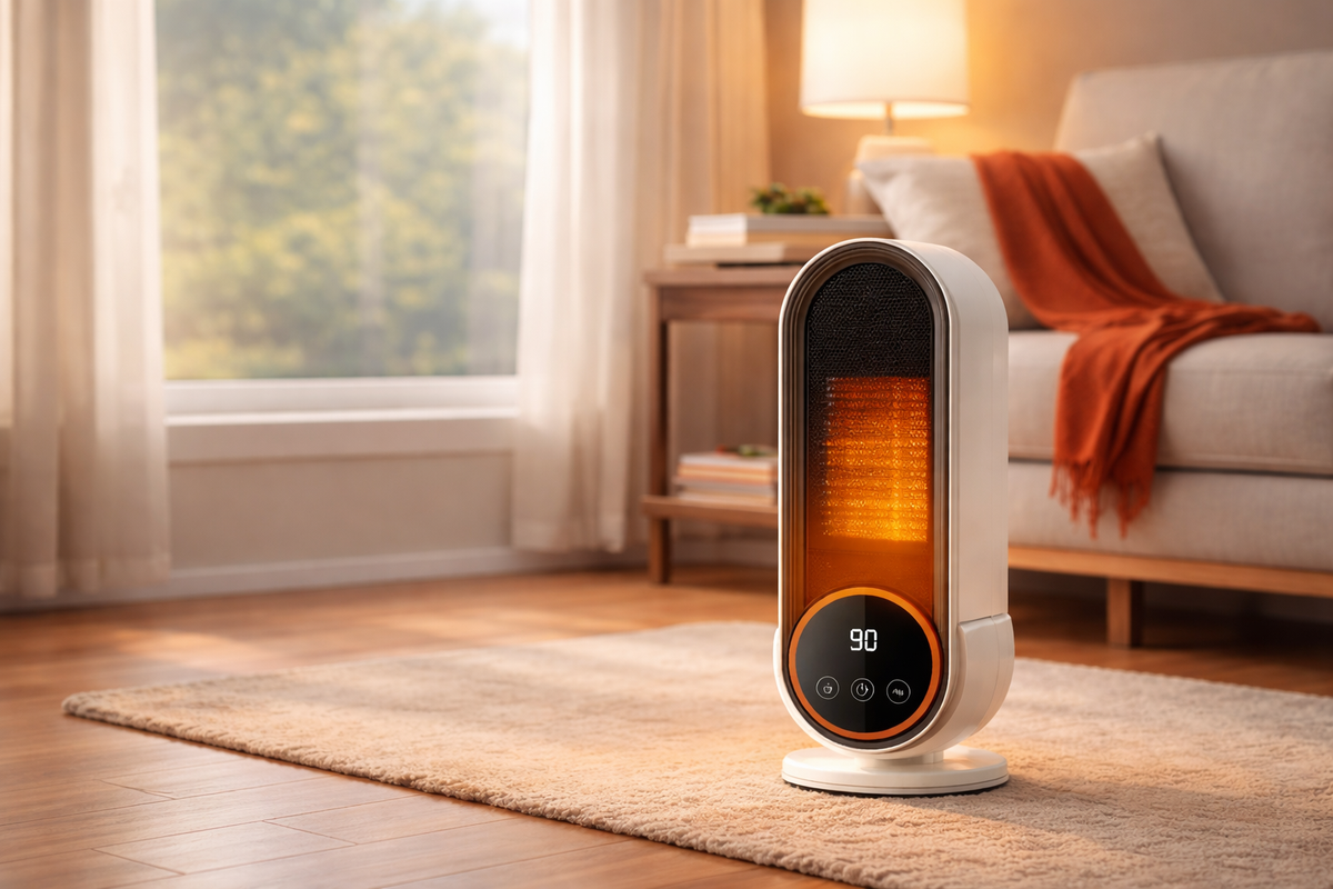 Warm Your Space in Seconds with a Compact Heater That Looks as Good as It Performs